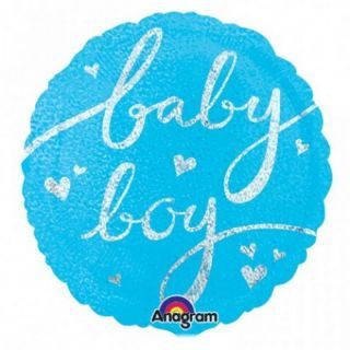 Baby Boy Script Balloon
