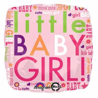 Little Baby Girl Letters Balloon