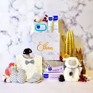 Personalized Animal Gift Set for Baby Boy