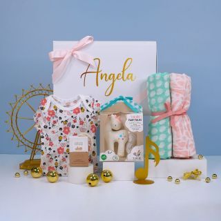 Personalized Super Unicorn Baby Gift set for Her
