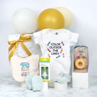 BABY GIFT BOX WITH BALLOON