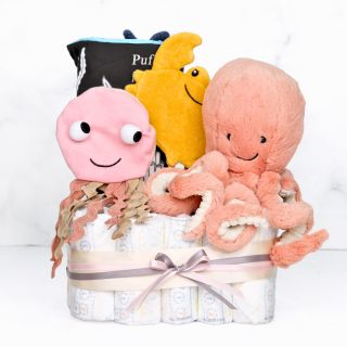 小小水手BB尿片蛋糕