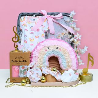 Happy Rainbow Gift Set for Baby Girl