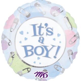 Blue New Baby It's A Boy