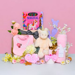 Beautiful Unicorn Gift Set for Baby Girl