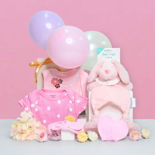 Snuggle and Smiles Gift Set with Balloons