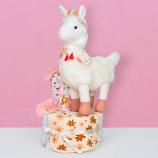 Little Sunshine Diaper Cake for Baby Girl