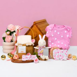 LOVELY BABY PINK GIFT SET FOR GIRL