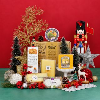 Christmas Hampers-Cheese Club Cheese and Crackers Classic for Christmas