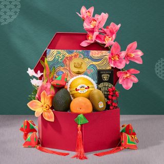 Dragon Boat Hampers-Brightmoon Fruit Hamper with Choice of Rice Dumplings
(4 rice dumpling options)