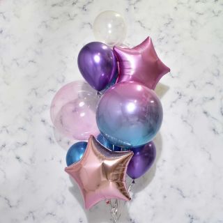 Metallic Galaxy Balloon Bouquet