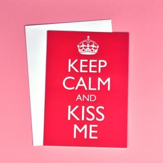 Keep Calm 親吻我卡
