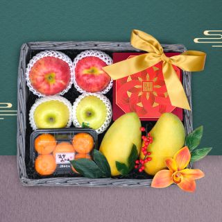 Japanese/Korean Fruit Mid-Autumn Gift Set With Peninsula Mooncake