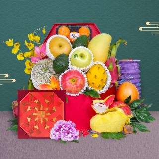 Japanese/Korean Fruit Mid-Autumn Hamper With Mooncake Options