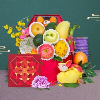 中秋節禮籃-日本韓國水果中秋禮籃 (可配月餅)