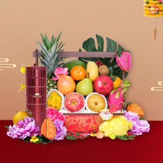 中秋節禮籃-賞月果籃配置地文華東方酒店月餅