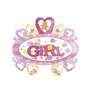 Newborn Baby Girl Celebration Balloon