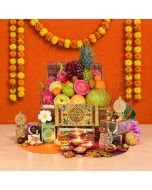 Diwali Hampers-Festive Bliss Diwali Fruit Hamper