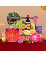 Moonlight Japanese/Korean Fruit Hamper with Wine and Mooncake Options