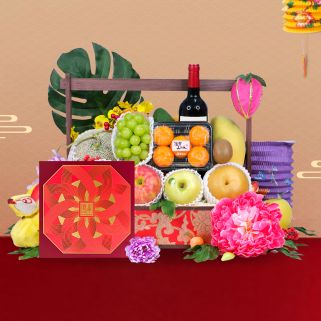 賞月日本韓國水果籃(可配月餅)