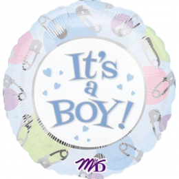 Blue New Baby It's A Boy