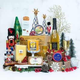 CHEESE CLUB Cheese and Champagne Hamper for Christmas | Gift Hampers