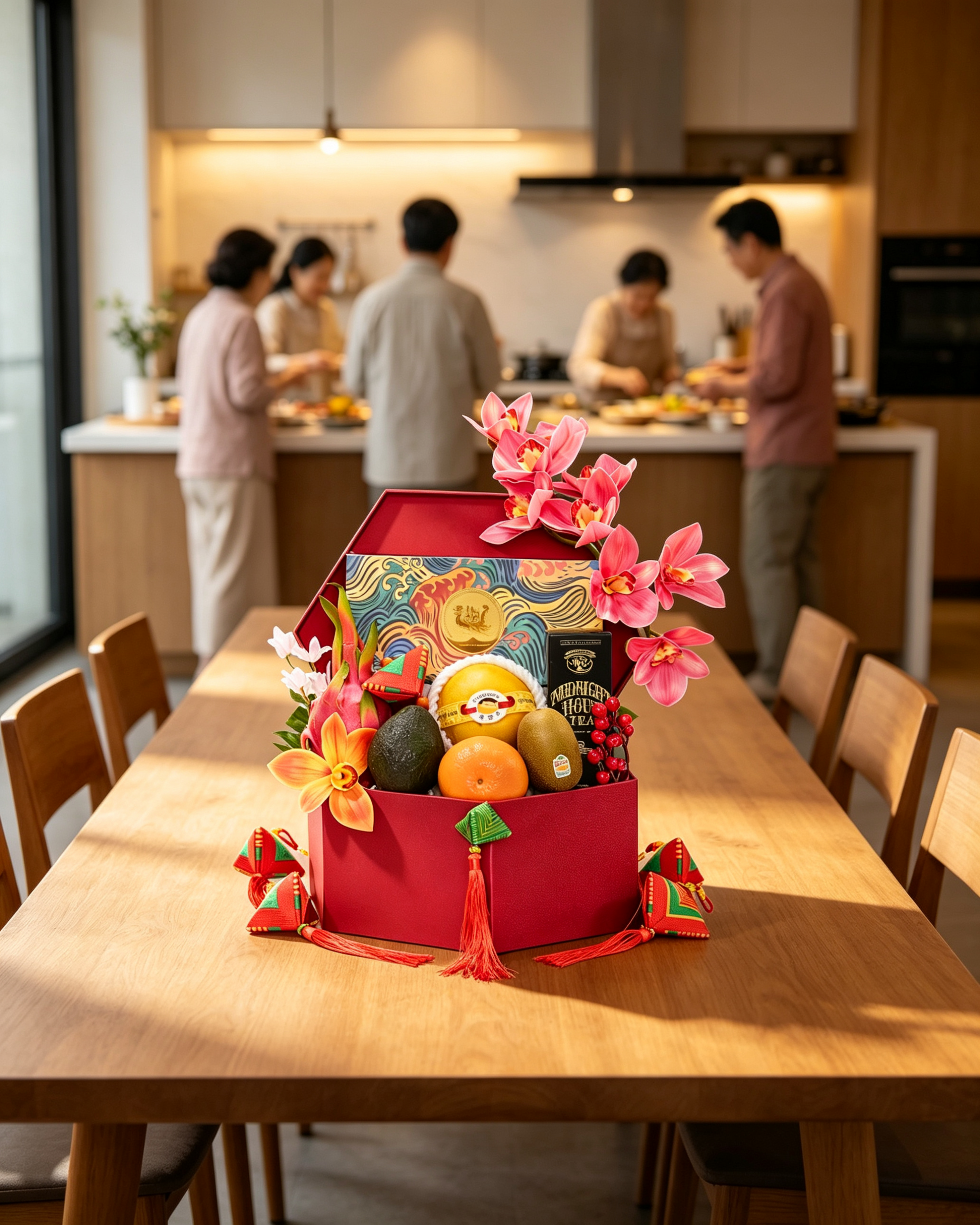 Dragon Boat Hampers- Brightmoon Fruit Hamper with Choice of Rice Dumplings