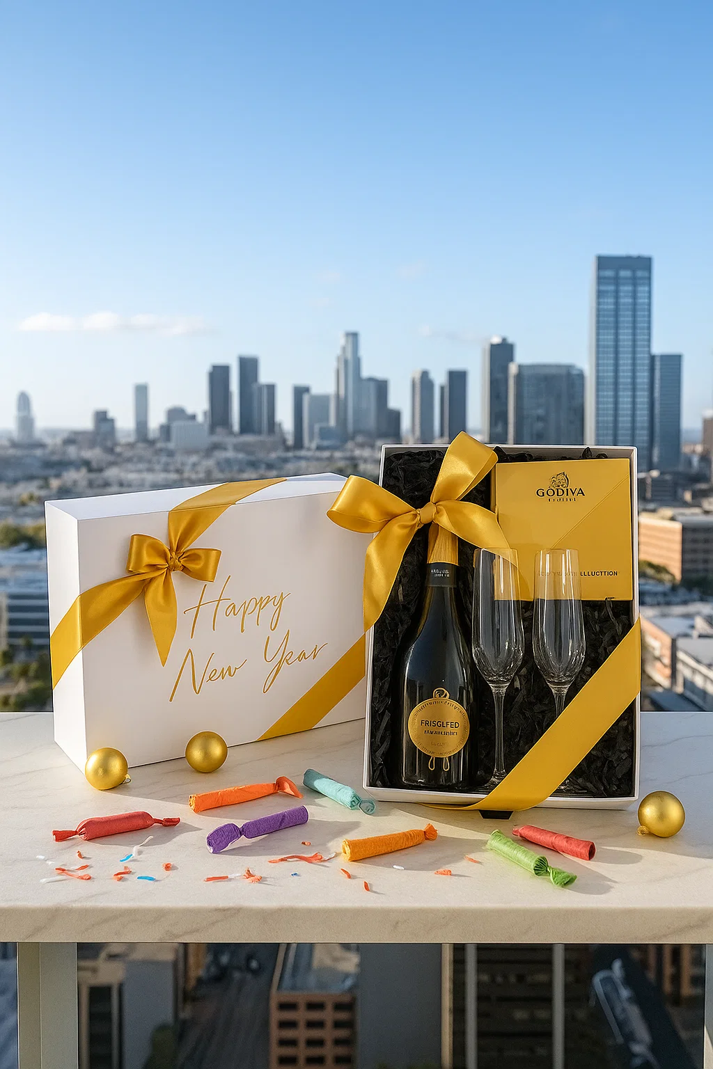 New Year Hampers-Joyful New Year Gift Box