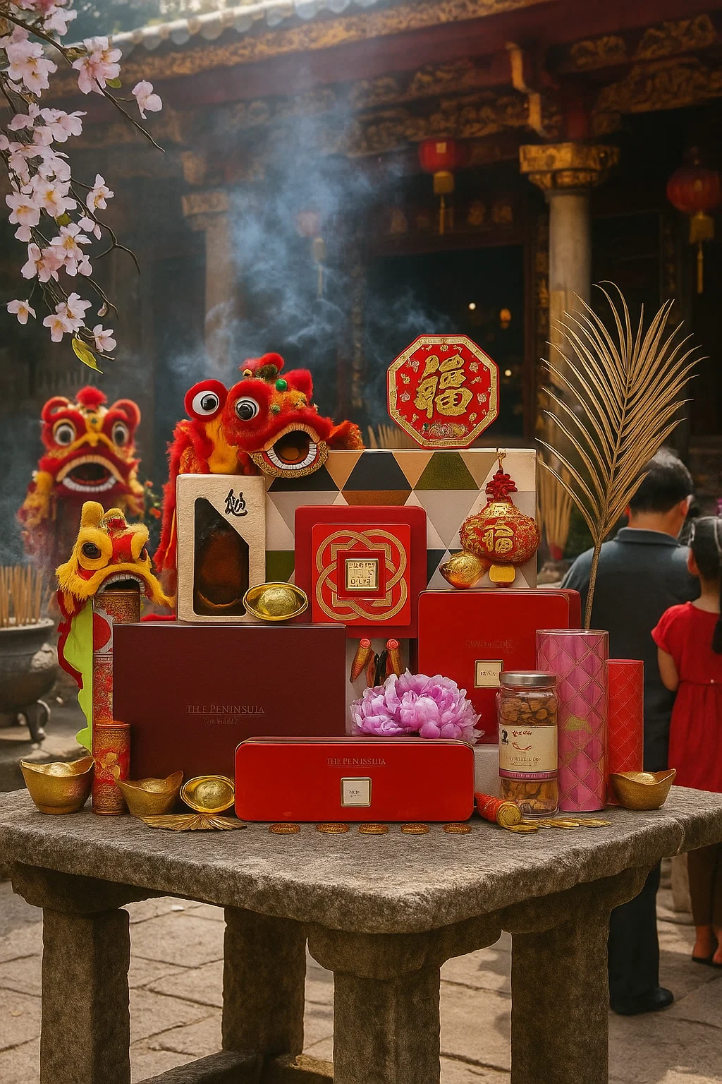 Chinese New Year Hampers- Gift of Fortune With Peninsula CNY Pudding